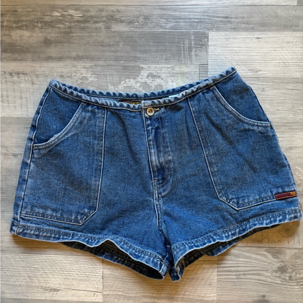 No Excuses Blue Denim Women's Jean Shorts‎